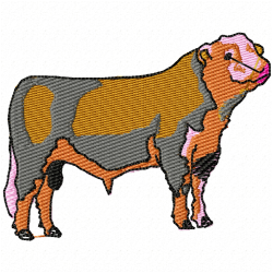 Cows Embroidery Design 2 Cows Embroidery Design 2